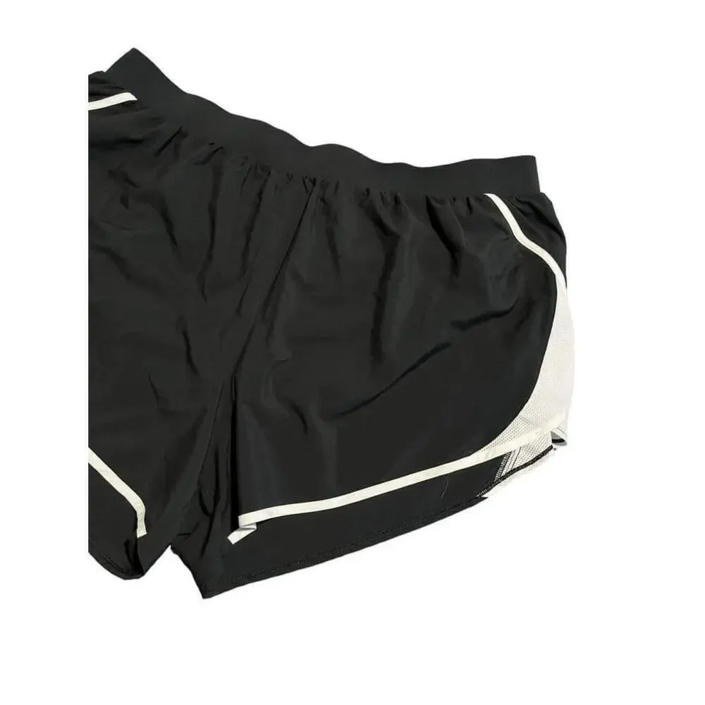 Under Armour Womens Running Shorts Size 3X Black White